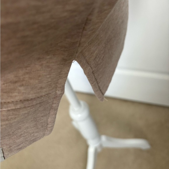 Orvis Sweatshirt Beige Oatmeal Long Sleeve Pullover V-neck Soft Fleece Large - Picture 4 of 15